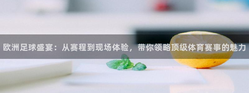 欧洲足球盛宴：从赛程到现场体验，带你领略顶级体育赛事的魅力